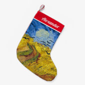 ビンセント・ヴァン・ゴッホ – クロースとウィートフィールド スモールクリスマスストッキング (正面 (吊り時))
