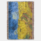 ビンセント・ヴァン・ゴッホ – クロースとウィートフィールド スローブランケット (正面縦)
