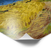 ビンセント・ヴァン・ゴッホ – クロースとウィートフィールド フォトプリント            (角)