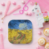 ビンセント・ヴァン・ゴッホ – クロースとウィートフィールド ペーパープレート (パーティー)