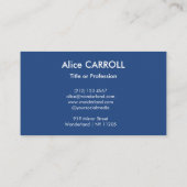 ビンセント・ヴァン・ゴッホ – クロースとウィートフィールド 名刺 (裏面)