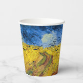 ビンセント・ヴァン・ゴッホ – クロースとウィートフィールド 紙コップ (裏面)