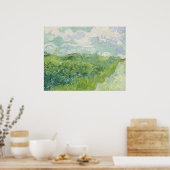 ビンセント・ヴァン・ゴッホ・グリーン小麦畑 ポスター (キッチン)