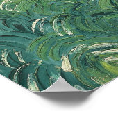 ビンセント・ヴァン・ゴッホ・グリーン小麦畑 ポスター (角)