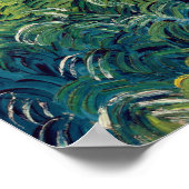 ビンセント・ヴァン・ゴッホ・グリーン小麦畑 ポスター (角)