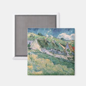 ビンセント・ヴァン・ゴッホ |コテージズat Auvers-sur-Oise マグネット (正面/裏面)