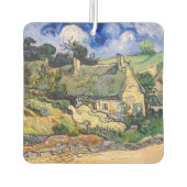 ビンセント・ヴァン・ゴッホ – コルデビルの草葺きコテージ カーエアーフレッシュナー (裏面)