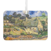 ビンセント・ヴァン・ゴッホ – コルデビルの草葺きコテージ カーエアーフレッシュナー (裏面)