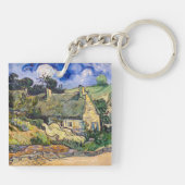 ビンセント・ヴァン・ゴッホ – コルデビルの草葺きコテージ キーホルダー (裏面)