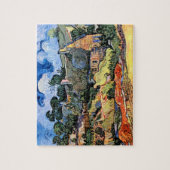 ビンセント・ヴァン・ゴッホ – コルデビルの草葺きコテージ ジグソーパズル (縦)