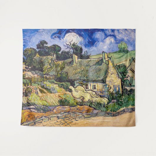 ビンセント・ヴァン・ゴッホ – コルデビルの草葺きコテージ タペストリー (正面(横))