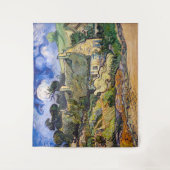 ビンセント・ヴァン・ゴッホ – コルデビルの草葺きコテージ タペストリー (正面)