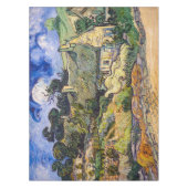 ビンセント・ヴァン・ゴッホ – コルデビルの草葺きコテージ テーブルクロス (正面)