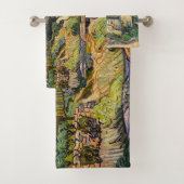 ビンセント・ヴァン・ゴッホ – コルデビルの草葺きコテージ バスタオルセット (インサイチュ)