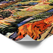 ビンセント・ヴァン・ゴッホ – コルデビルの草葺きコテージ ポスター (角)