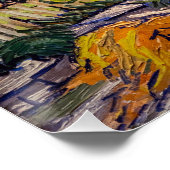 ビンセント・ヴァン・ゴッホ – コルデビルの草葺きコテージ ポスター (コーナー)