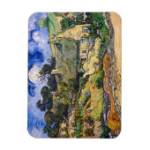 ビンセント・ヴァン・ゴッホ – コルデビルの草葺きコテージ マグネット (縦)