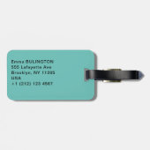 ビンセント・ヴァン・ゴッホ – コルデビルの草葺きコテージ ラゲッジタグ (裏面横)