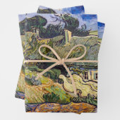 ビンセント・ヴァン・ゴッホ – コルデビルの草葺きコテージ ラッピングペーパーシート (インサイチュ)