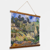 ビンセント・ヴァン・ゴッホ – コルデビルの草葺きコテージ 吊り下げ型タペストリー (傾斜あり)