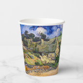 ビンセント・ヴァン・ゴッホ – コルデビルの草葺きコテージ 紙コップ (裏面)