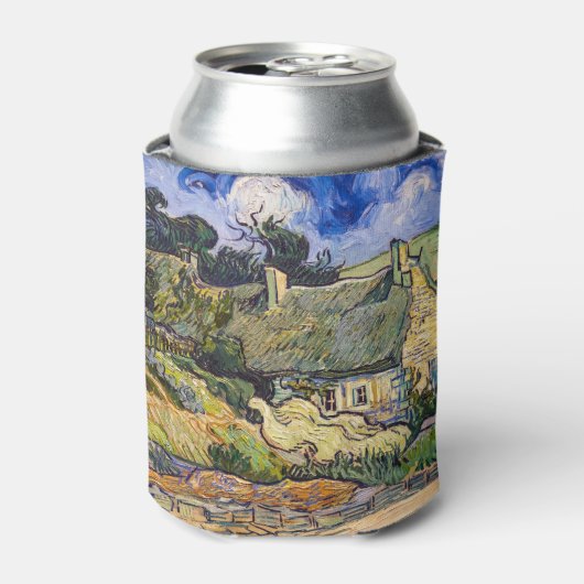 ビンセント・ヴァン・ゴッホ – コルデビルの草葺きコテージ 缶クーラー (缶正面)