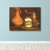 ビンセント・ヴァン・ゴッホ – コーヒーミルで静物生活 キャンバスプリント (インサイチュ (ウッドフロア))