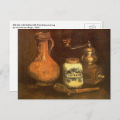 ビンセント・ヴァン・ゴッホ – コーヒーミルで静物生活 ポストカード (正面/裏面)