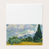 ビンセント・ヴァン・ゴッホ – サイプレス付き小麦畑 (外部フラット)