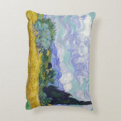 ビンセント・ヴァン・ゴッホ – サイプレス付き小麦畑 アクセントクッション (裏面(縦))