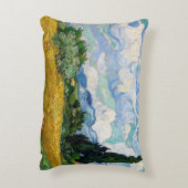 ビンセント・ヴァン・ゴッホ – サイプレス付き小麦畑 アクセントクッション (裏面(縦))