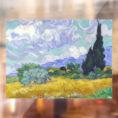 ビンセント・ヴァン・ゴッホ – サイプレス付き小麦畑 ウィンドウサイン (シート2)