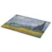 ビンセント・ヴァン・ゴッホ – サイプレス付き小麦畑 カッティングボード (角)