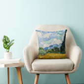 ビンセント・ヴァン・ゴッホ – サイプレス付き小麦畑 クッション (椅子)