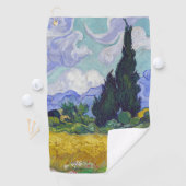 ビンセント・ヴァン・ゴッホ – サイプレス付き小麦畑 ゴルフタオル (インサイチュ)