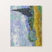 ビンセント・ヴァン・ゴッホ – サイプレス付き小麦畑 ジグソーパズル (縦)