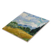 ビンセント・ヴァン・ゴッホ – サイプレス付き小麦畑 タイル (側面)