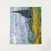 ビンセント・ヴァン・ゴッホ – サイプレス付き小麦畑 タペストリー (正面)