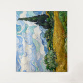 ビンセント・ヴァン・ゴッホ – サイプレス付き小麦畑 タペストリー (正面)