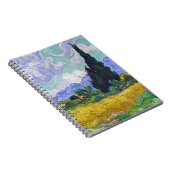 ビンセント・ヴァン・ゴッホ – サイプレス付き小麦畑 ノートブック (右側)