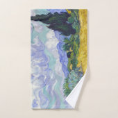 ビンセント・ヴァン・ゴッホ – サイプレス付き小麦畑 バスタオルセット (ハンドタオル)