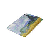 ビンセント・ヴァン・ゴッホ – サイプレス付き小麦畑 バスマット (アングル)