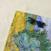 ビンセント・ヴァン・ゴッホ – サイプレス付き小麦畑 ビーチタオル (インサイチュ)