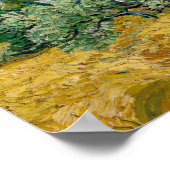 ビンセント・ヴァン・ゴッホ – サイプレス付き小麦畑 ポスター (角)