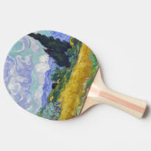 ビンセント・ヴァン・ゴッホ – サイプレス付き小麦畑 卓球ラケット (横)
