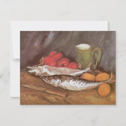 ビンセント・ヴァン・ゴッホ – サバ、レモン、トマト (正面)