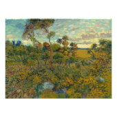 ビンセント・ヴァン・ゴッホ、サンセットアットモンマジュール フォトプリント            (正面)