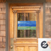 ビンセント・ヴァン・ゴッホ – サンダークラウドの下のホィートフィールド ウィンドウサイン (ホームデコレーション)