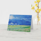 ビンセント・ヴァン・ゴッホ – サンダークラウドの下のホィートフィールド カード (黄色い花)