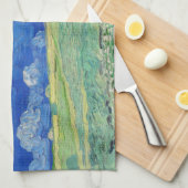 ビンセント・ヴァン・ゴッホ – サンダークラウドの下のホィートフィールド キッチンタオル (四つ折り)